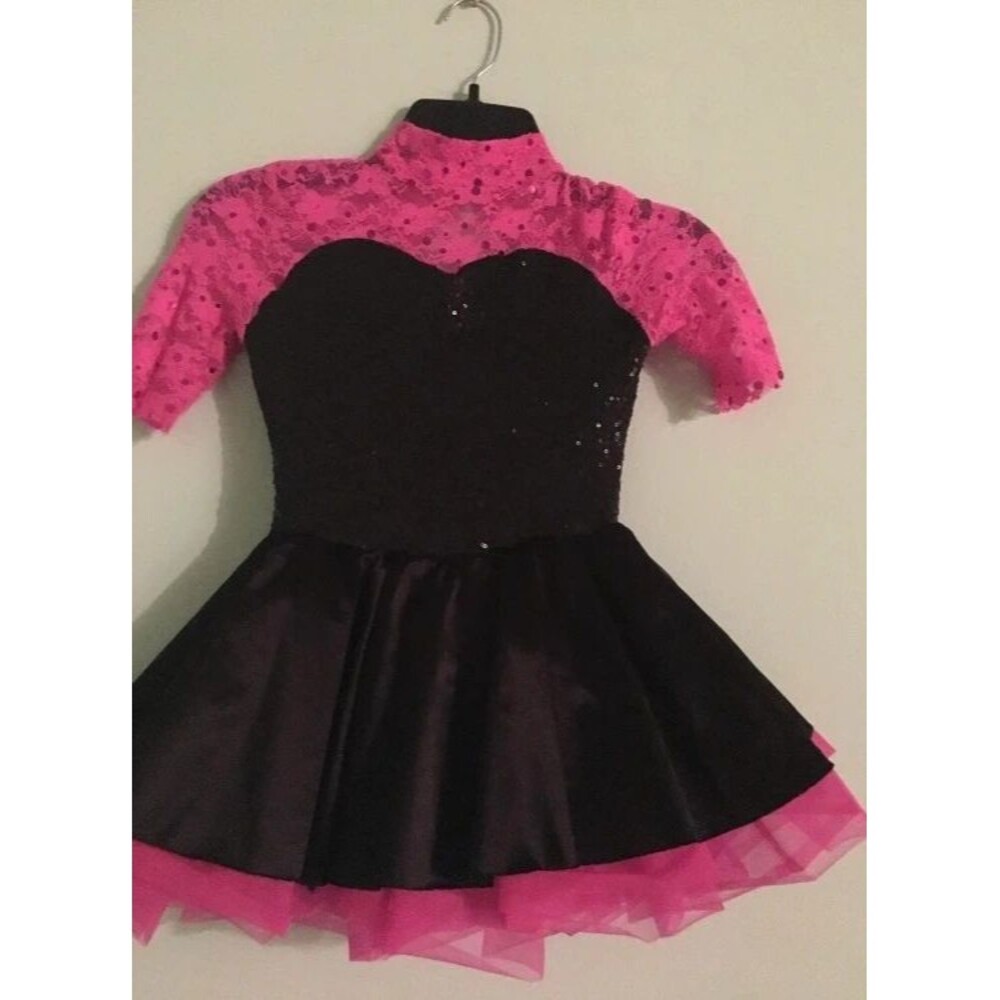 Girls Salsa Dance Dress 3-4T Latin Dance Competition Dress for Girls